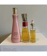 Vintage L&#39;Aimant by Coty 3 pc Lot Cologne Spray Mist Flacon Read Details - $2,042.06 MXN