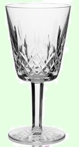 Waterford Crystal Glassware Lismore Wine Goblets 5 3/4&quot; Tall - £54.67 GBP