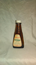 Vintage Durkee&#39;s Pure Peppermint Extract Empty Bottle- Brown Glass- 1 Fl. Oz. - £8.79 GBP