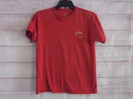 Guy Harvey Shark T-shirt Men&#39;s Size Small Red Short Sleeve 100%Cotton - £7.16 GBP
