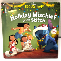 Disney Lilo &amp; Stitch Holiday Mischief Hardcover Mini Book - £3.89 GBP