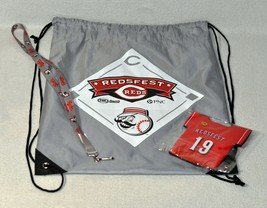 2019 Cincinnati Reds Redsfest Drawstring Backpack, Lanyard, And Koozie 1... - £11.66 GBP