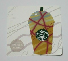 Starbucks 2017 Summer Frappuccino Coffee Cup $0 Value Gift Card Die Cut New - £5.97 GBP