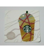 Starbucks 2017 Summer Frappuccino Coffee Cup $0 Value Gift Card Die Cut New - £6.31 GBP