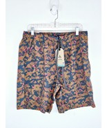 Prana Mens Metric E Waist Short Fresca Camo XL Pull On 8&quot; Inseam Boardsh... - $28.98