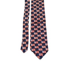 US American Legion Mens Blue Red White Flag Silk Necktie Tie Made in USA... - $11.87