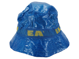 IKEA Bucket Hat KNORVA Frakta Lining &amp; Vent Holes Bucket Hat Rain Hat Su... - £8.28 GBP