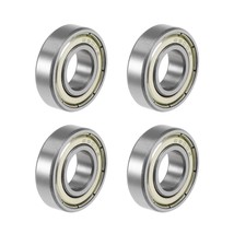 uxcell Deep Groove Ball Bearings Z2 10mm x 22mm x 6mm Double Shielded Ca... - £10.20 GBP