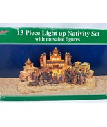 The Christmas Collection: 13 Piece Light up Nativity set with Movable Fi... - €422,84 EUR