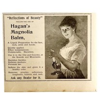 Hagan&#39;s Magnolia Skin Balm 1894 Advertisement Victorian Skin Care ADBN1zz - £5.89 GBP
