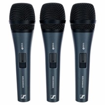 Sennheiser 3-PACK E 835-S Dynamic Cardioid Vocal Microphone On Off Switc... - $5,196.27 MXN