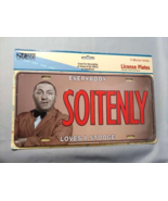 Three Stooges Moe Soitenly License Plate Novelty Full Size Collectible o... - £11.69 GBP