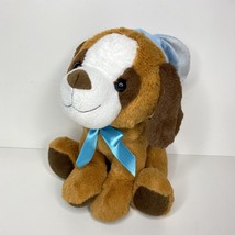 Puppy Dog Easter Plush Blue Bunny Ears Spring Stuffed Animal 10&quot; - £5.74 GBP
