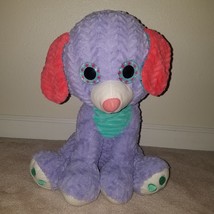 Spark Create Imagine BIG Purple Puppy Dog Plush 16&quot; Lovey Stuffed Toy Wa... - $16.78