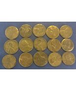 Lot of 15 US Wheat Pennies - $5.00
