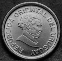 Uruguay 10 Centesimos, 1994 Gem Unc~Artigas~Only Year Ever Minted - £2.43 GBP