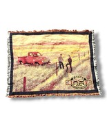 Vintage Ford F-Series 50th Anniversary Tapestry Throw Blanket Ford Motor... - £23.71 GBP