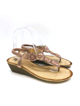 GC Shoes Jasmine Wedge Sandals - Gold, US 9.5 - £19.39 GBP