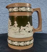 C.1888 England Copeland Late Spode  Green Neoclassical Jug - £36.45 GBP