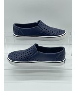 Native Shoes “Miles” J1 Kids Unisex Navy Blue and White Very Clean Light... - £13.27 GBP