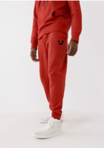 True Religion Men&#39;s Metallic Horseshoe Jogger in Red-Size 2XL - £41.10 GBP