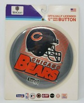 Vintage Chicago Bears NFL 6&quot; Wincraft Button USA HTF - £11.77 GBP