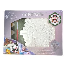 Disney 100 Mickey Mouse Snowflakes Paint Your Own Stepping Stone NEW - £11.86 GBP