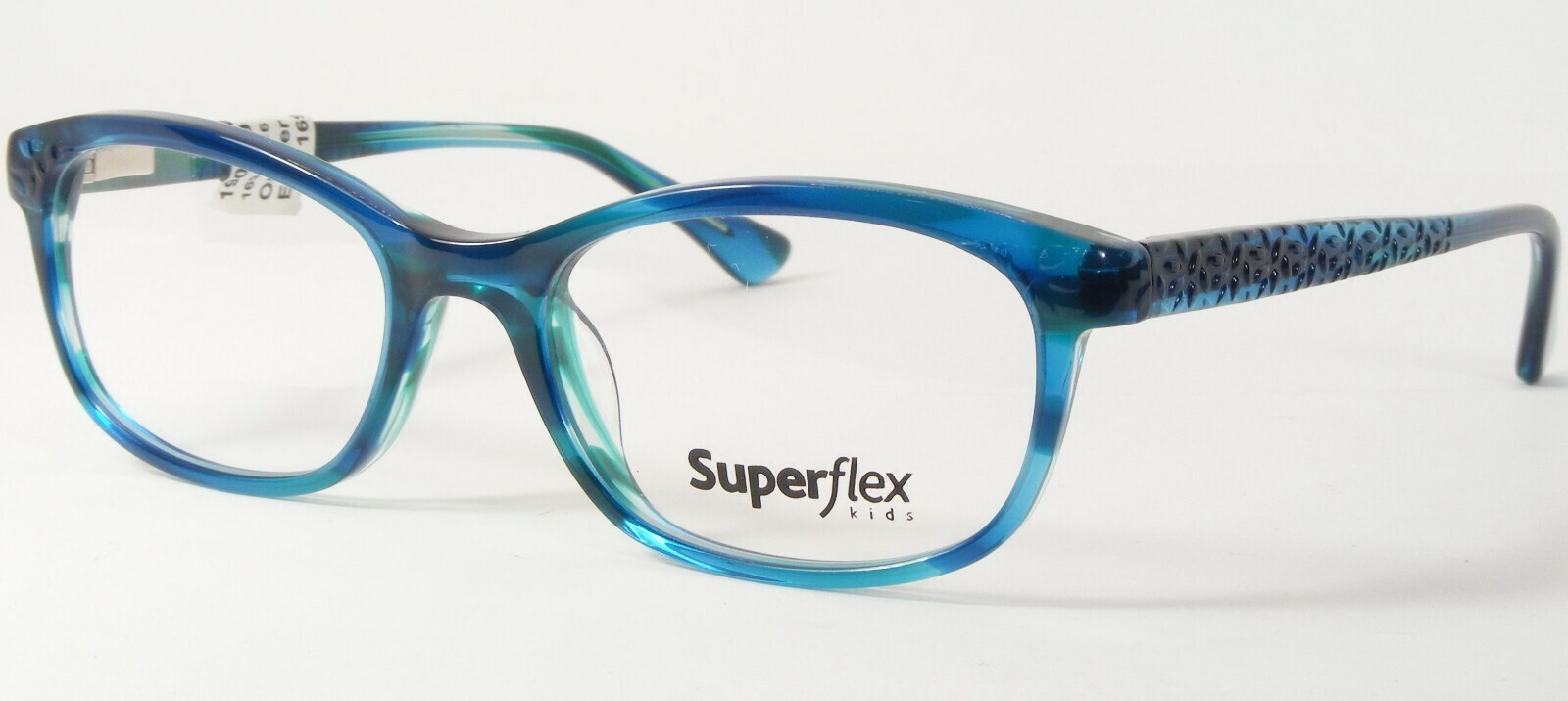 SuperFlex Bambini Ragazze SFK-169 C3 Trasparente Verde Blu Montatura Occ... - $76.23