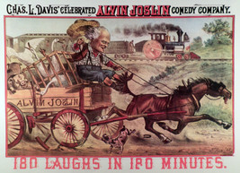 Alvin Joslin Vintage POSTER.Home interior wall.Comedy Company Decor 1906 - £14.09 GBP+