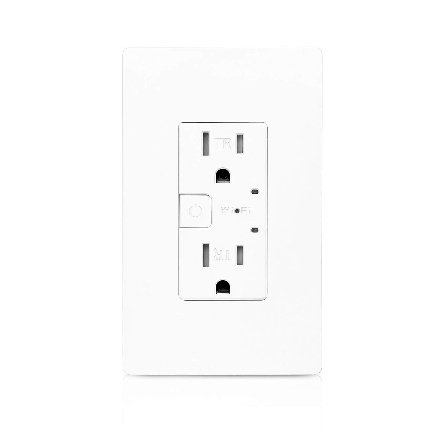 Smart Wall Outlet, Smart Wireless Tamper Resistant Outlet, Fi, No Hub Re... - $31.99
