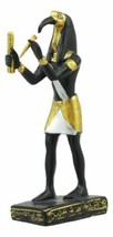 Egyptian God Of Technology Wisdom Thoth Dollhouse Miniature Statue Gods ... - $11.99