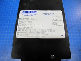 Siebe MU-12313-0-0-1 Modulating Economizer Actuator 24VAC 0.6 Amps 60HZ - £486.97 GBP