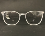 Perry Ellis Eyeglasses Frames PE 433-3 Matte Clear Square Horn Rim 51-18... - £40.39 GBP