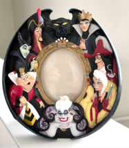 Disney Parks Villains Oval Photo Frame NEW - £55.70 GBP