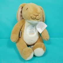 Guess How Much I Love You To the Moon and Back Bunny Rabbit Brown Plush ... - $19.79