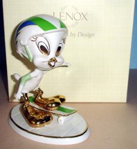 Lenox Tweety Skateboarding Looney Tunes Bird Figurine #847641 New In Box - £57.67 GBP