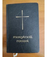 B6 The Maryknoll Missal Vintage 1966 Roman Catholic Daily Missal Black H... - $328.21 MXN