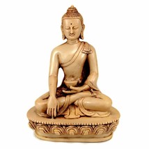 BUDDHA STATUE 5&quot; Buddhist Shakyamuni HIGH QUALITY Buddhism White Resin M... - $297.49 MXN