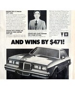 GM Pontiac Grand Prix 1980 Advertisement Vintage Automobilia DWEE24 - $570.01 MXN