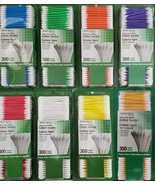 Double Tip 100% Pure Cotton Swabs 300 Tips/Pk, Select: Color - £2.32 GBP+