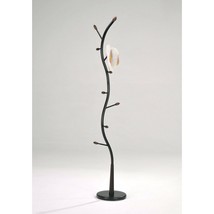 Black Metal Hall Tree Coat Rack Entryway Storage Hat Rack - $2,588.64 MXN