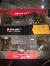 Kwikset Smartkey Kombipack Venezianer Finish 25324-001 Brandneu - £92.35 GBP