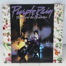 Prince Purple Rain Vinyl LP WB 25110-1 Let&#39;s Go Crazy When Doves Cry 1984 G+ - £20.79 GBP