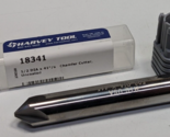 NEW Harvey Tool 18341 - 1/2" 41° per side 4fl Carbide Chamfer Cutter Unc... - $79.19
