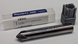 NEW Harvey Tool 18341 - 1/2" 41° per side 4fl Carbide Chamfer Cutter Unc... - €67,50 EUR