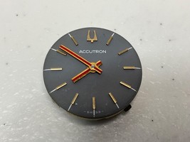 Vintage Accutron 2300 Watch Movement Not Running Watchmakers Parts Repairs Dial - $41.58