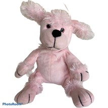 Pink Puppy Dog Poodle Plush Stuffed Animal Squishy Soft 10&quot; Bears2go - £13.47 GBP