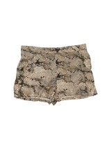 Ecote Animal Print Size SMALL Light Weight Shorts ~ Black Cream White - £7.52 GBP