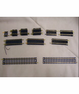 LOT 28 Vintage Atlas short 3/4&quot; to 6&quot; Long SnapTrack Straight Track Sect... - €12,97 EUR