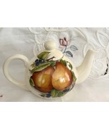 Vintage Small 1 Cup Fruit Decorated Tea Pot for One Virebent Made in France - €8,59 EUR